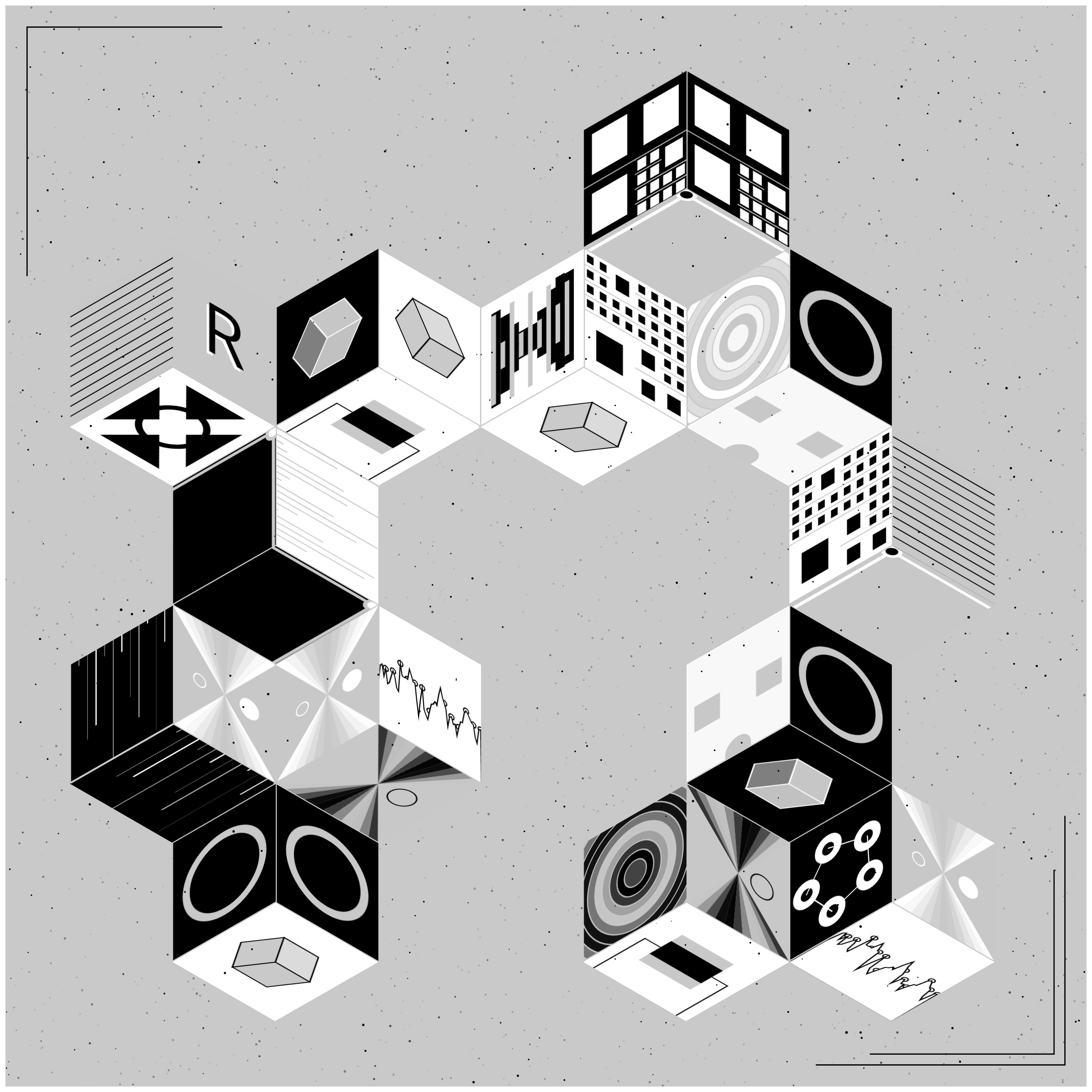 art blocks rotation disk tourne